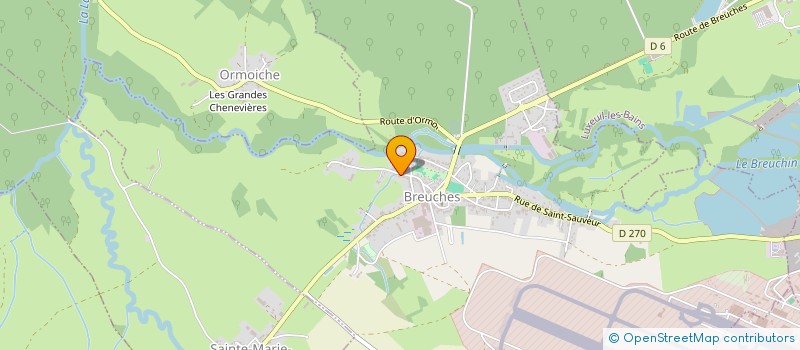 localisation de l'entreprise SARL LAURENT ET FILS à BREUCHES