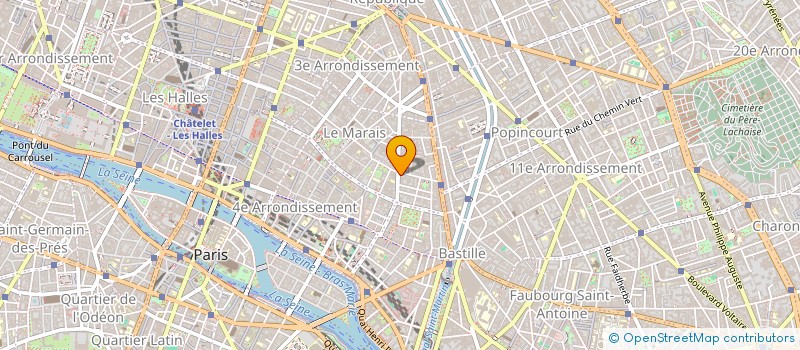 localisation de l'entreprise SARL LAURENT GUILLOT  PARIS