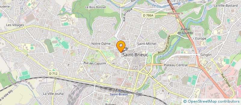 localisation de l'entreprise SARL LAURENT MAHE à SAINT-BRIEUC
