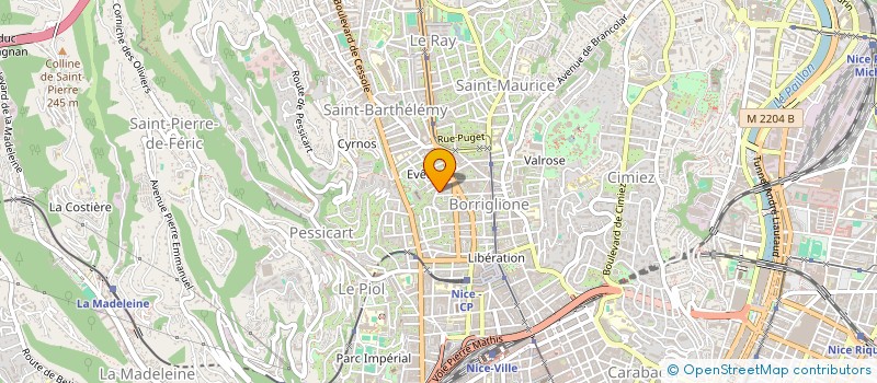 localisation de l'entreprise SARL LAURENT MORIN à NICE