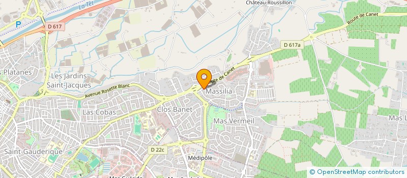 localisation de l'entreprise SARL LAURENT PARES EXPERTISE COMPTABLE  PERPIGNAN