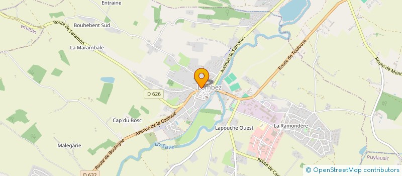 localisation de l'entreprise SARL LAURENT PELLIS à LOMBEZ