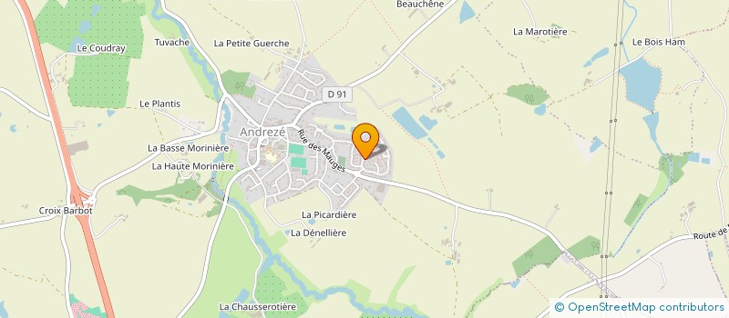 localisation de l'entreprise SARL LAURENT PLARD à BEAUPREAU-EN-MAUGES
