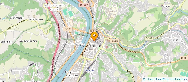 localisation de l'entreprise SARL LAURIC  VIENNE
