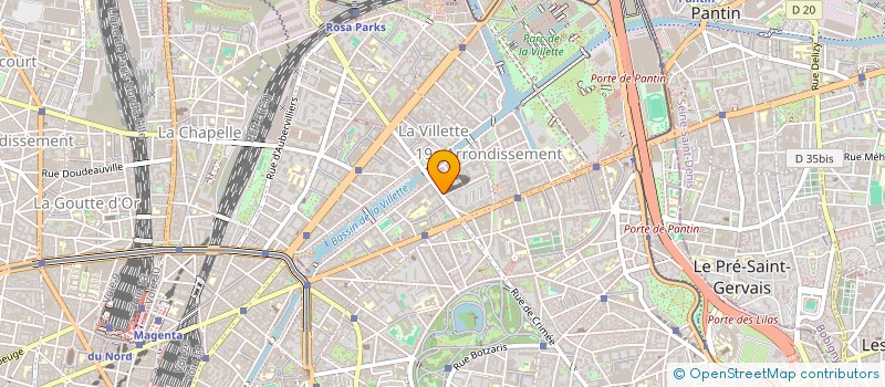 localisation de l'entreprise SARL LAURKA  PARIS