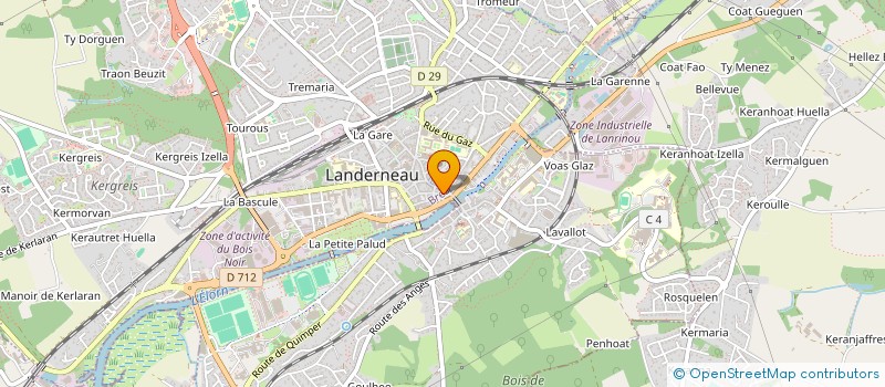 localisation de l'entreprise SARL LAV'29 à LANDERNEAU