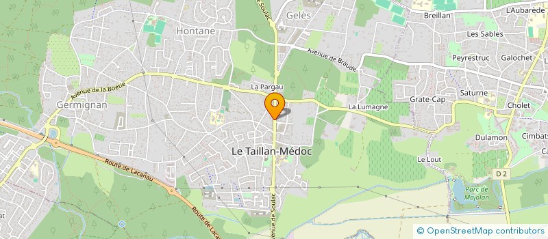 localisation de l'entreprise SARL LAV'AUTO 33  LE TAILLAN-MEDOC
