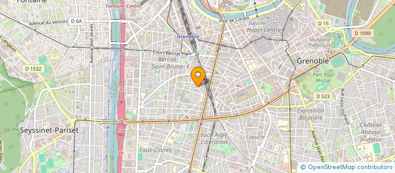 localisation de l'entreprise SARL LAV'PLUS à GRENOBLE