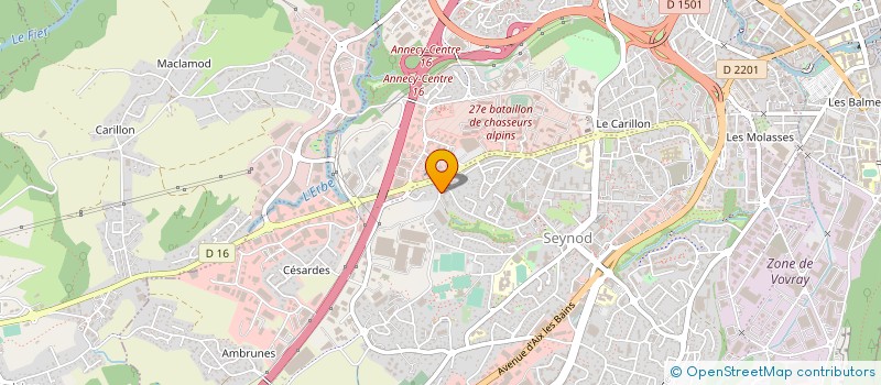 localisation de l'entreprise SARL LAVAGE DES BRESSIS à ANNECY