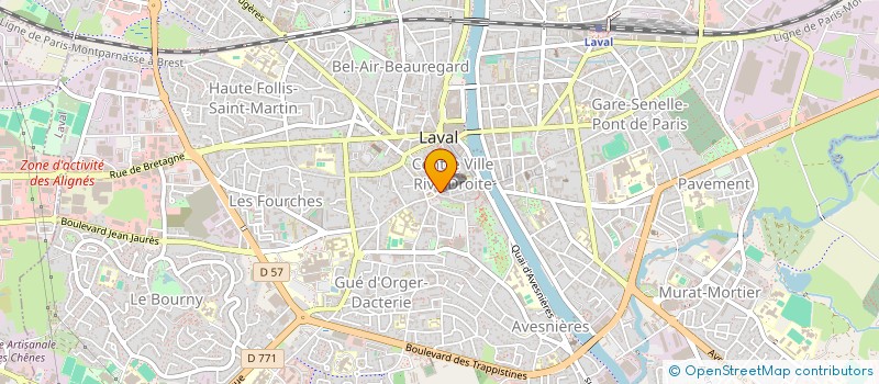 localisation de l'entreprise SARL LAVAL OUEST IMMOBILIER à LAVAL
