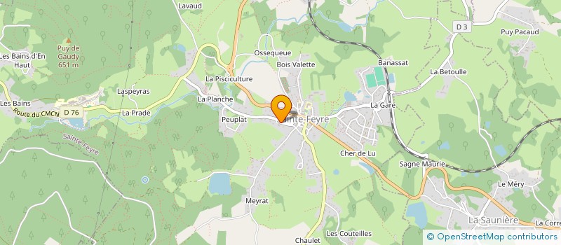 localisation de l'entreprise SARL LAVANDES ET CHATAIGNE à SAINTE-FEYRE