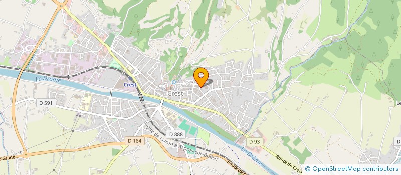 localisation de l'entreprise SARL LAVEBIEN à CREST