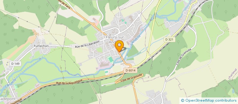 localisation de l'entreprise SARL LAVERIE DE L'ANDELLE à FLEURY-SUR-ANDELLE