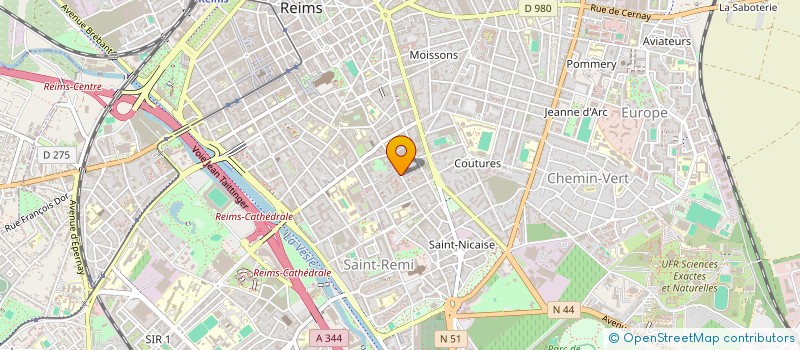 localisation de l'entreprise SARL LAVERIE DU BARBATRE  REIMS