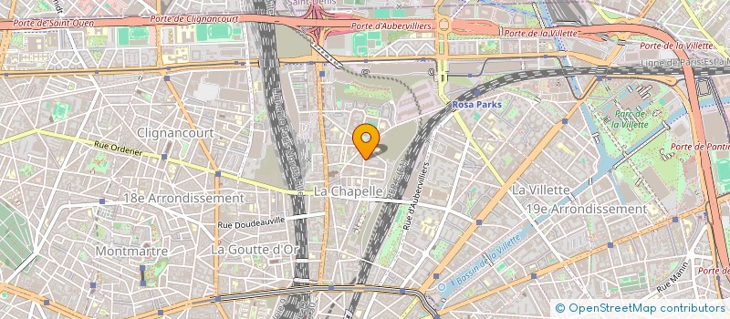 localisation de l'entreprise SARL LAVERIE PAJOL  PARIS