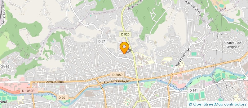 localisation de l'entreprise SARL LAVERNIERE  BRIVE-LA-GAILLARDE