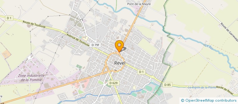 localisation de l'entreprise SARL LAVI CONSTRUCTIONS à REVEL