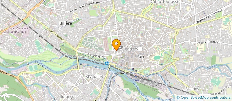 localisation de l'entreprise SARL LAVIGNE ALBAN à PAU