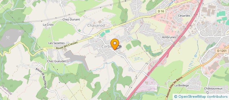 localisation de l'entreprise SARL LAVOREL CHARPENTES  CHAVANOD