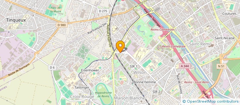 localisation de l'entreprise SARL LAWY  REIMS