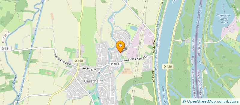 localisation de l'entreprise SARL LAZ CONSTRUCTION  GERSTHEIM