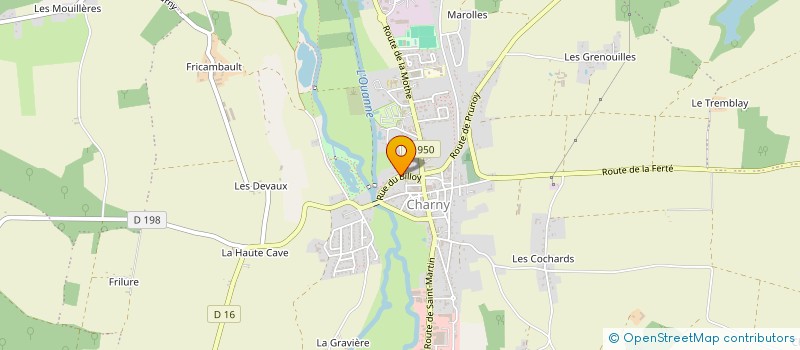 localisation de l'entreprise SARL LAZARE à CHARNY OREE DE PUISAYE