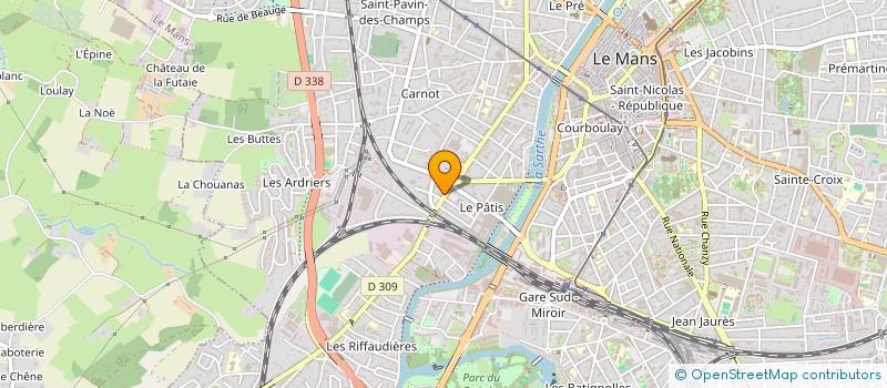 localisation de l'entreprise SARL LAZARE PATRIMOINE à LE MANS