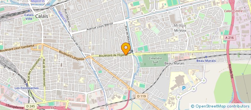 localisation de l'entreprise SARL LB à CALAIS