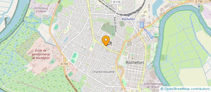localisation de l'entreprise SARL LB DIFFUSION à ROCHEFORT