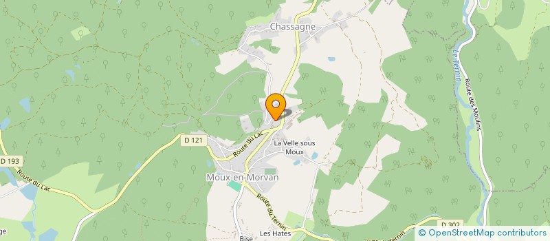 localisation de l'entreprise SARL LBBM à MOUX EN MORVAN