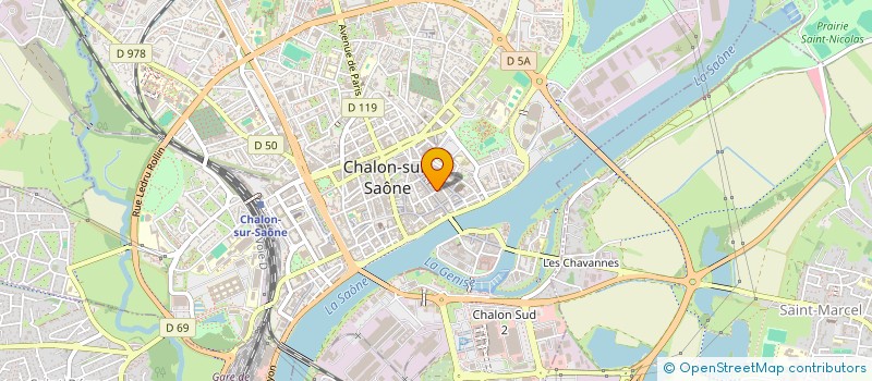 localisation de l'entreprise SARL LBC ESTHETIQUE à CHALON-SUR-SAONE