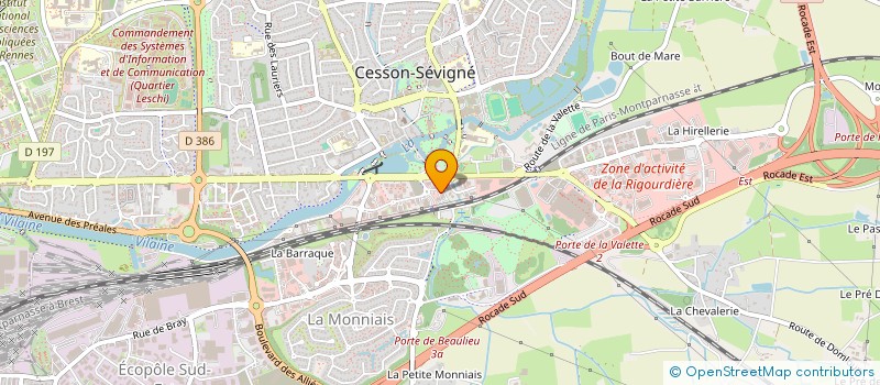 localisation de l'entreprise SARL LBDI  THORIGNE-FOUILLARD