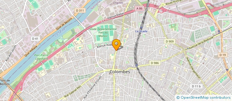 localisation de l'entreprise SARL LBG à COLOMBES