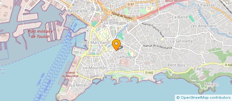 localisation de l'entreprise SARL LBLS CONTROLE à TOULON