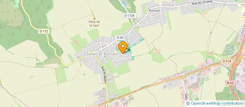 localisation de l'entreprise SARL LBV  COSNES-ET-ROMAIN