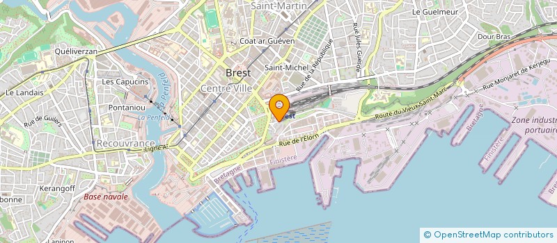 localisation de l'entreprise SARL LCDMP à BREST