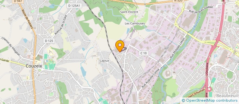 localisation de l'entreprise SARL LCEM TRANSPORTS à LIMOGES
