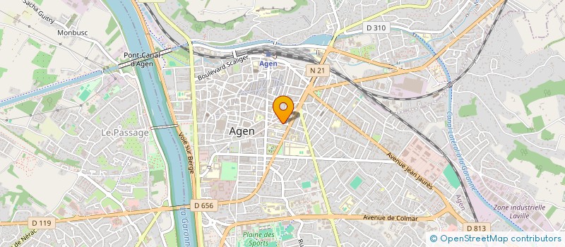 localisation de l'entreprise SARL LCNB à AGEN
