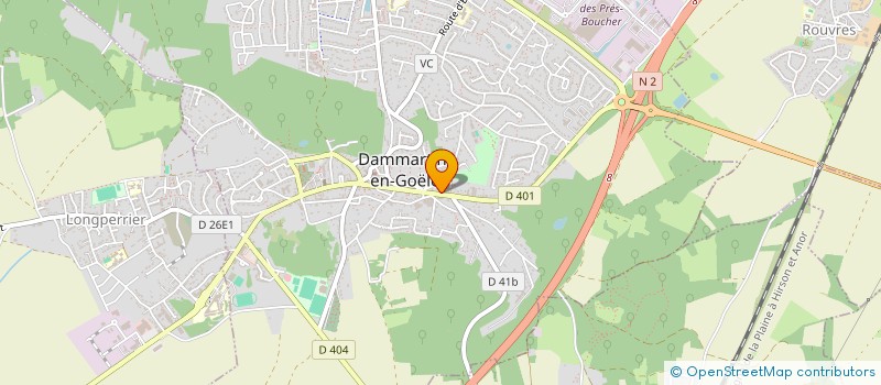 localisation de l'entreprise SARL LD  DAMMARTIN-EN-GOELE