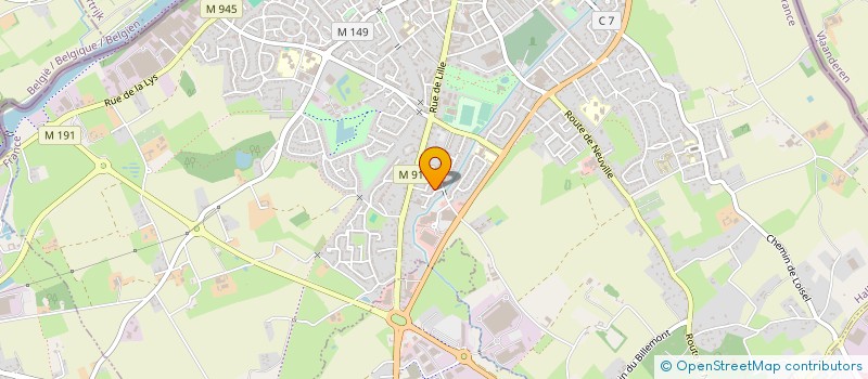 localisation de l'entreprise SARL LD DISTRIBUTION  HALLUIN