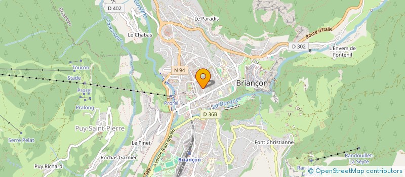 localisation de l'entreprise SARL LDB TRANS à BRIANCON