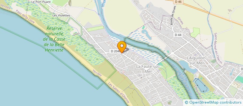 localisation de l'entreprise SARL LDF DISTRIBUTION à L'AIGUILLON-LA-PRESQU'ILE