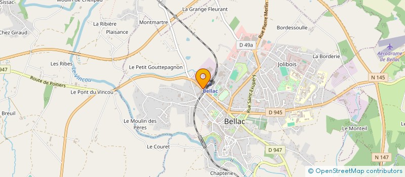 localisation de l'entreprise SARL LDM LE VINCOU à PEYRAT-DE-BELLAC