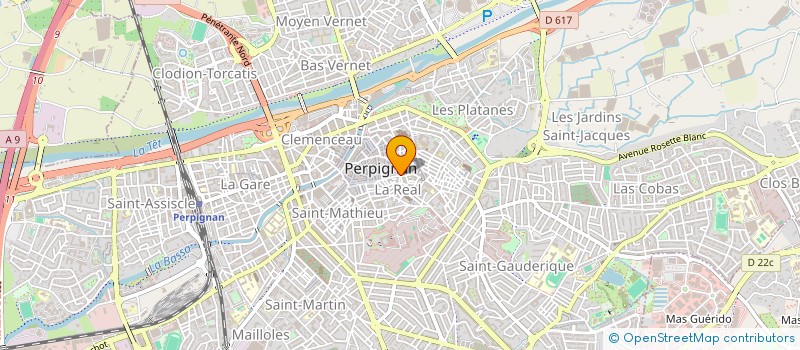 localisation de l'entreprise SARL LDX  PERPIGNAN