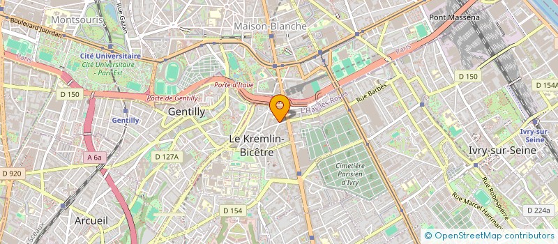 localisation de l'entreprise SARL LE 16 à LE KREMLIN-BICETRE
