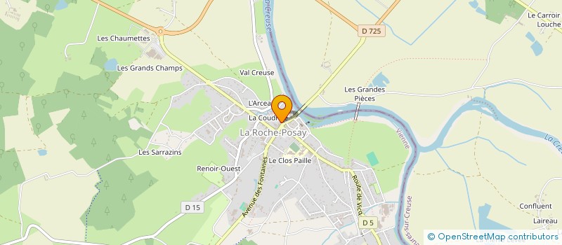 localisation de l'entreprise SARL LE 17.30 à LA ROCHE POSAY