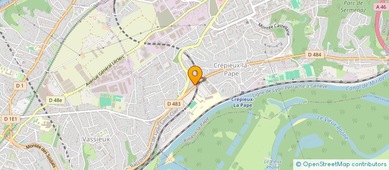 localisation de l'entreprise SARL LE 23  RILLIEUX-LA-PAPE