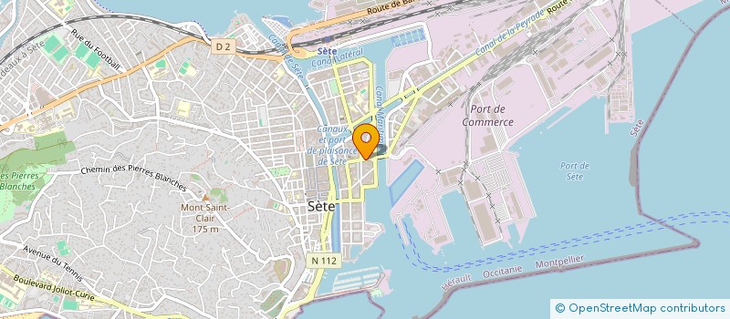 localisation de l'entreprise SARL LE 23 MARS à SETE