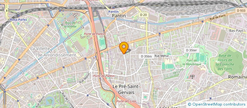 localisation de l'entreprise SARL LE 32 à PANTIN