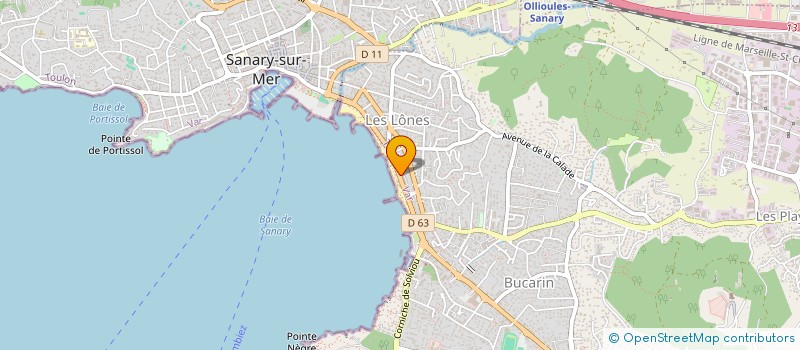 localisation de l'entreprise SARL LE 37 2 à SIX-FOURS-LES-PLAGES